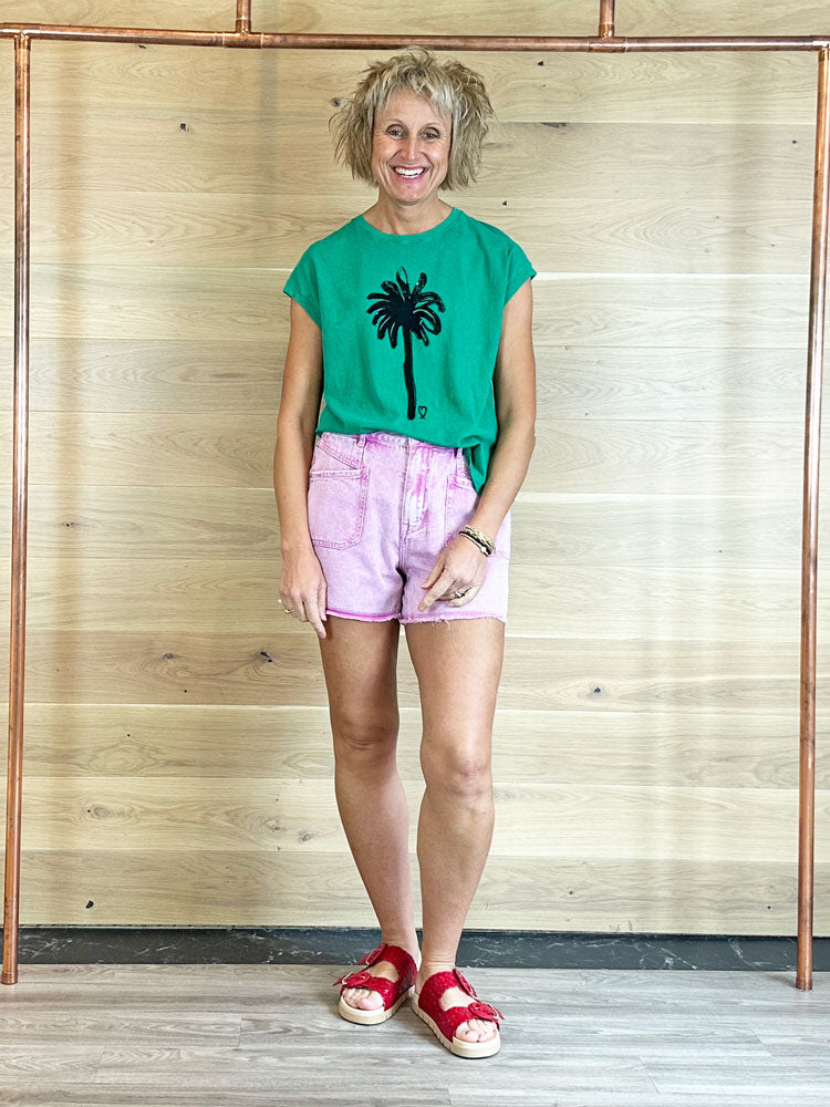Summum Denim Shorts Cyclaam