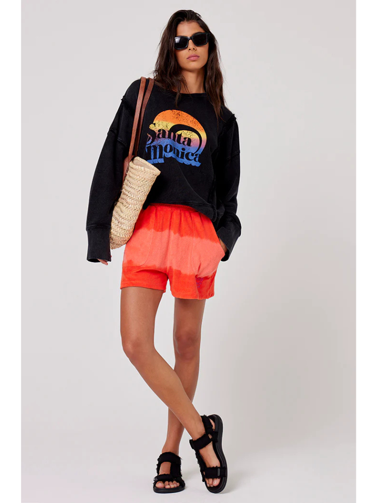 Five Terrycloth Shorts Coral