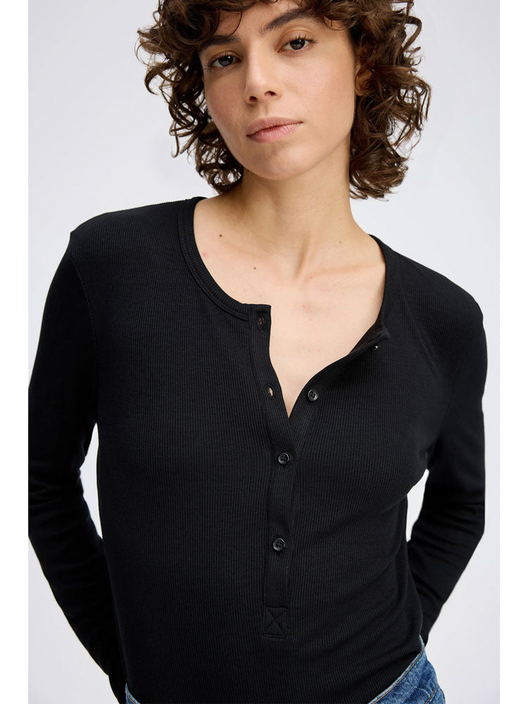 Munthe Grace Long Sleeve T-Shirt Black