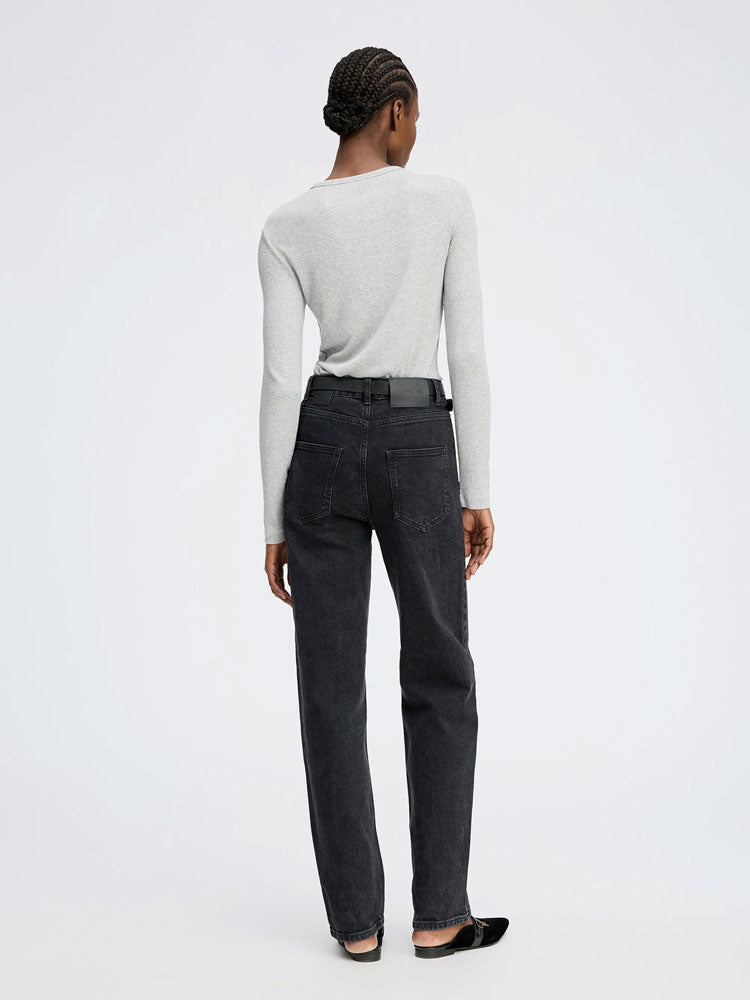 Munthe Grace Long Sleeve T-Shirt Grey