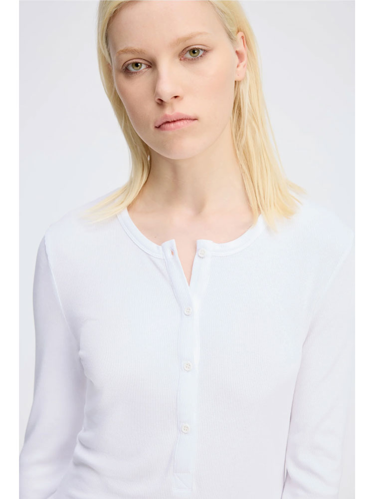 Munthe Grace Long Sleeve T-Shirt White