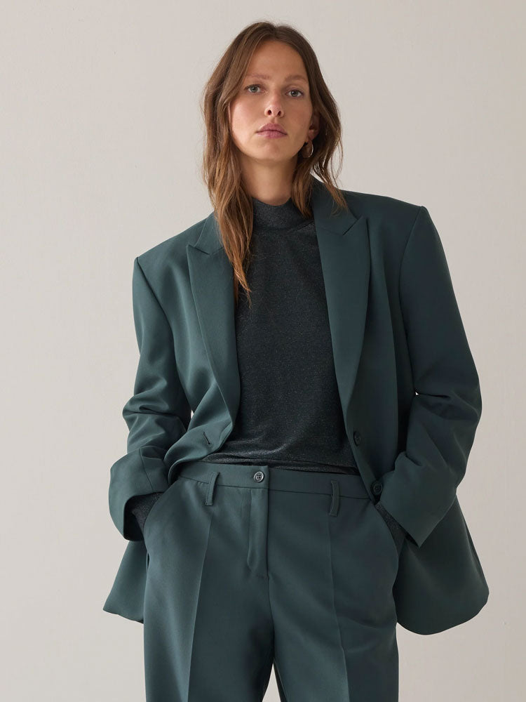 Summum Blazer Emerald Green