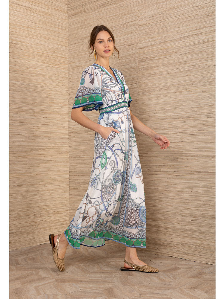 Hale Bob Neve Dress Blue