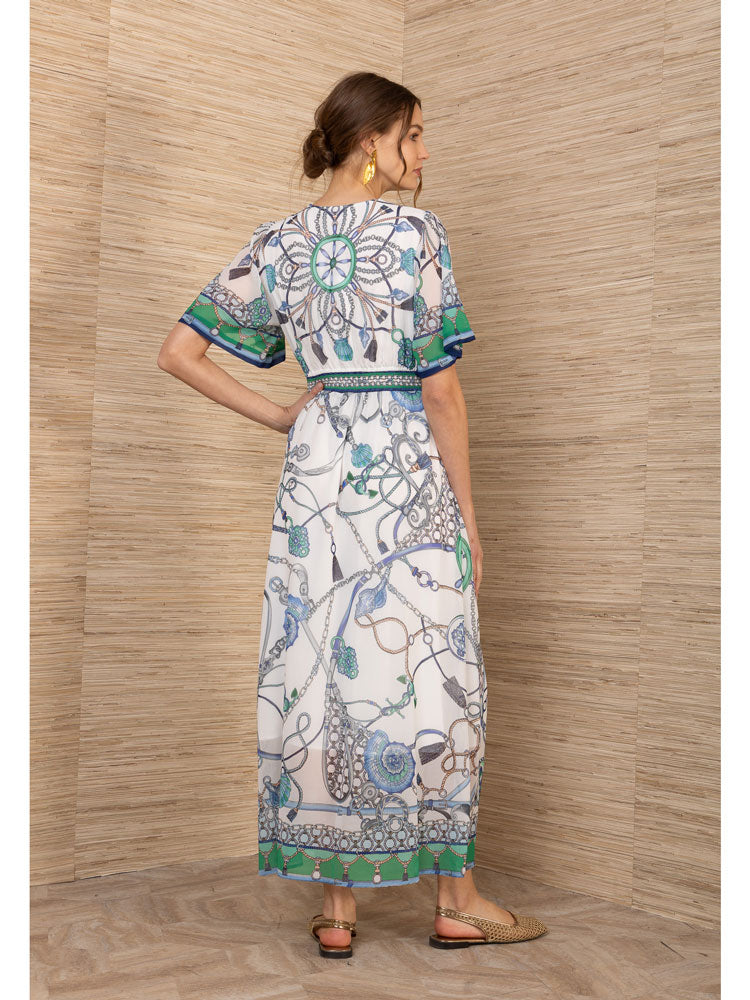 Hale Bob Neve Dress Blue