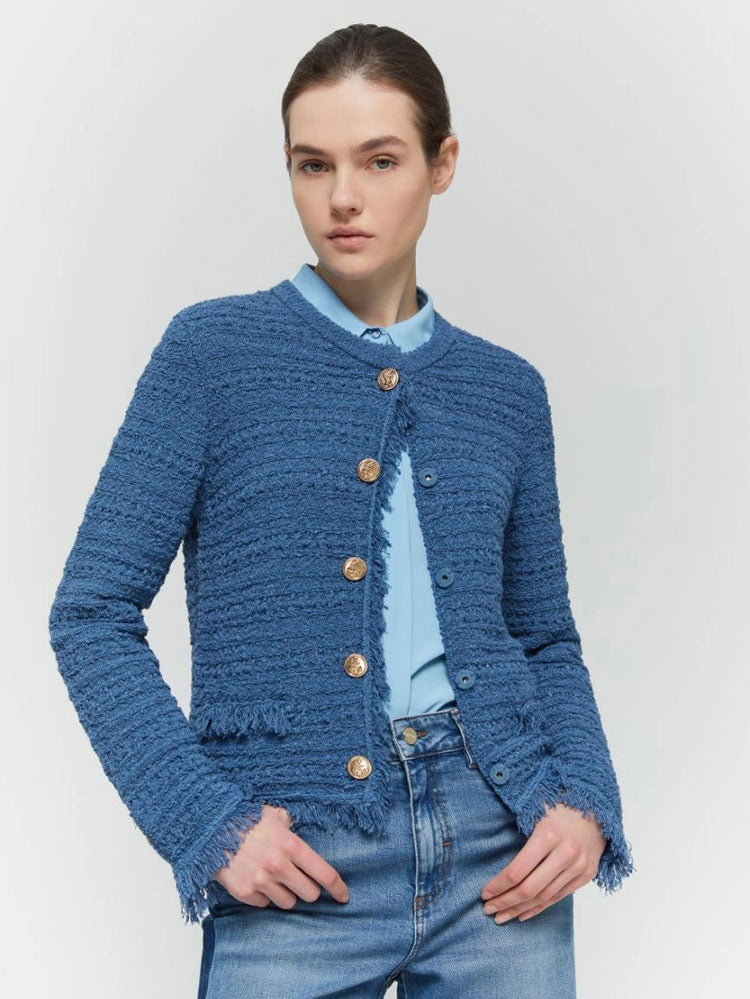 iBlues Ginosa Cardigan Light Blue