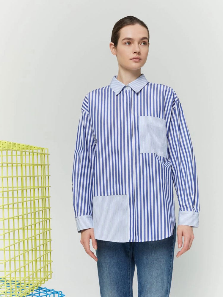 iBlues Greta Shirt Cornflower