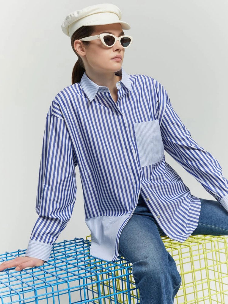 iBlues Greta Shirt Cornflower