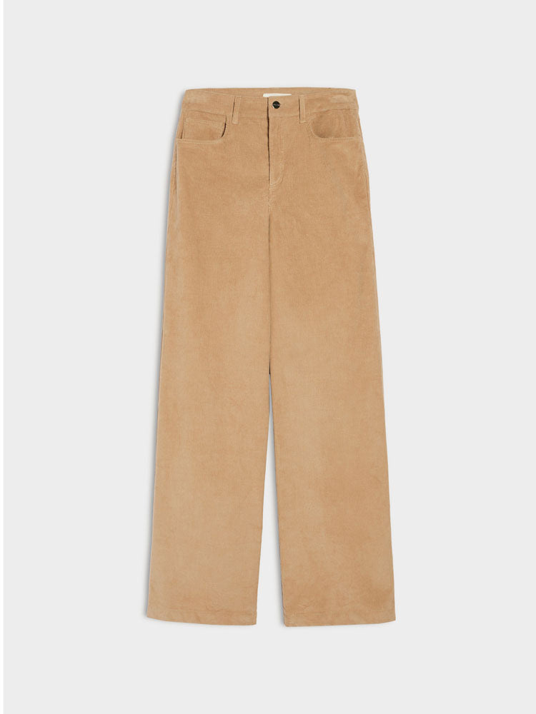 iBlues Magma Corduroy Trousers Ecru