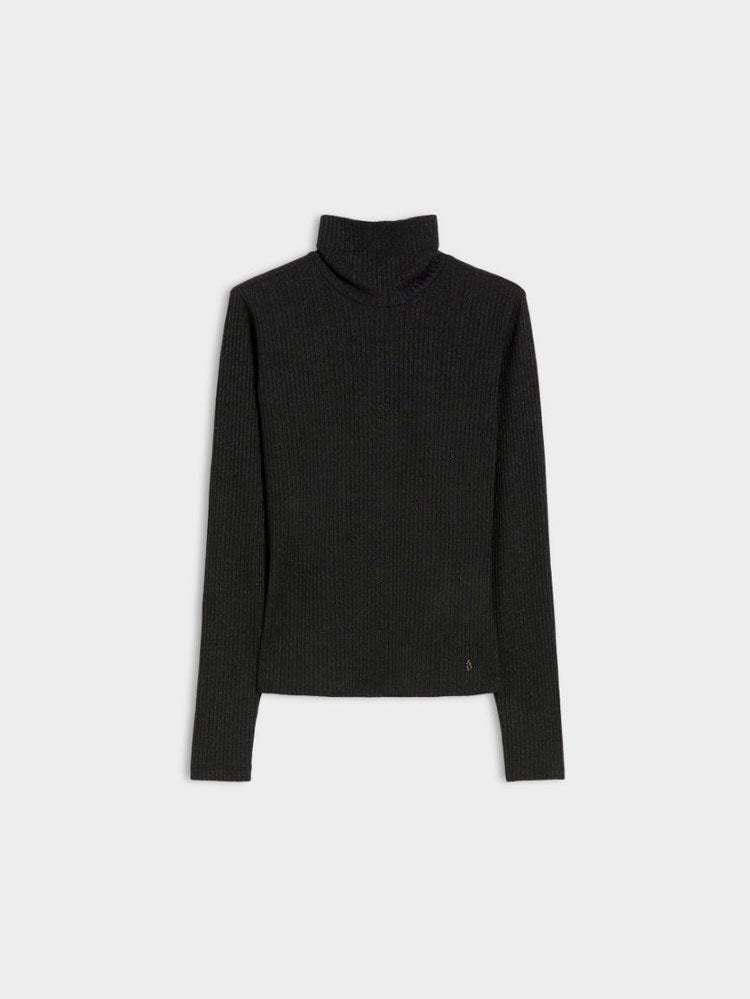 iBlues Niveen Knitted Roll Neck Black