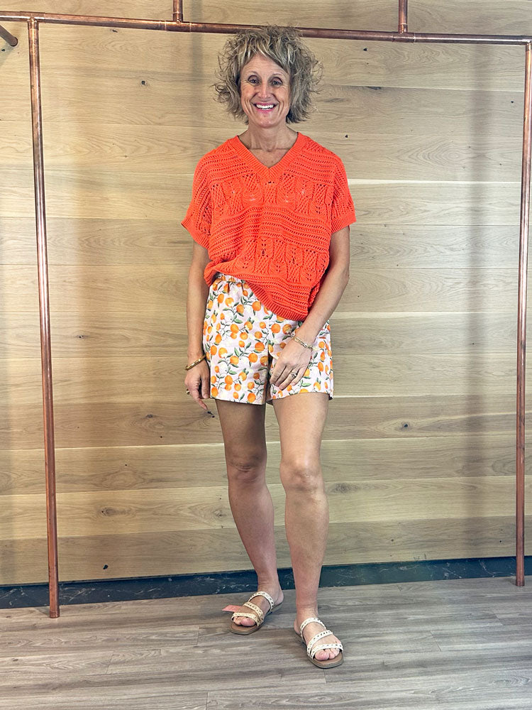 iBlues iBlfiore Shorts Pink Orange