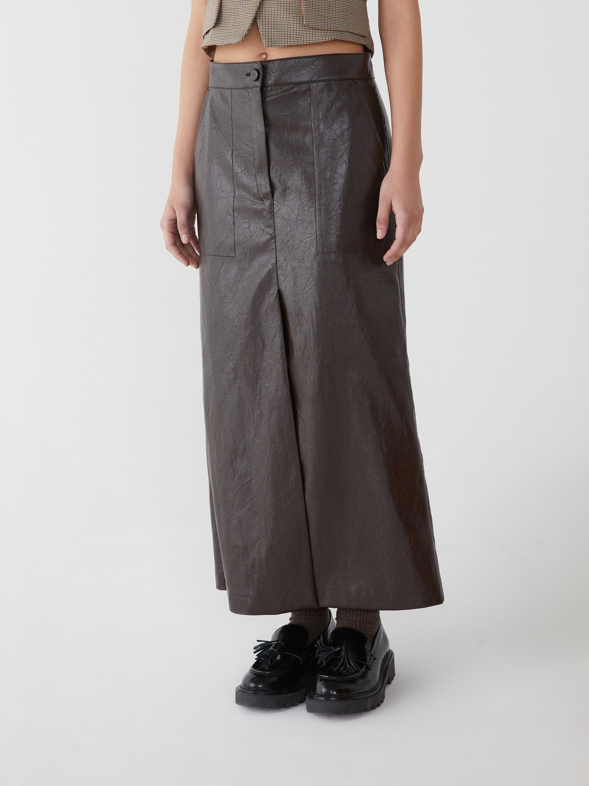 iBlues Catone Skirt Brown