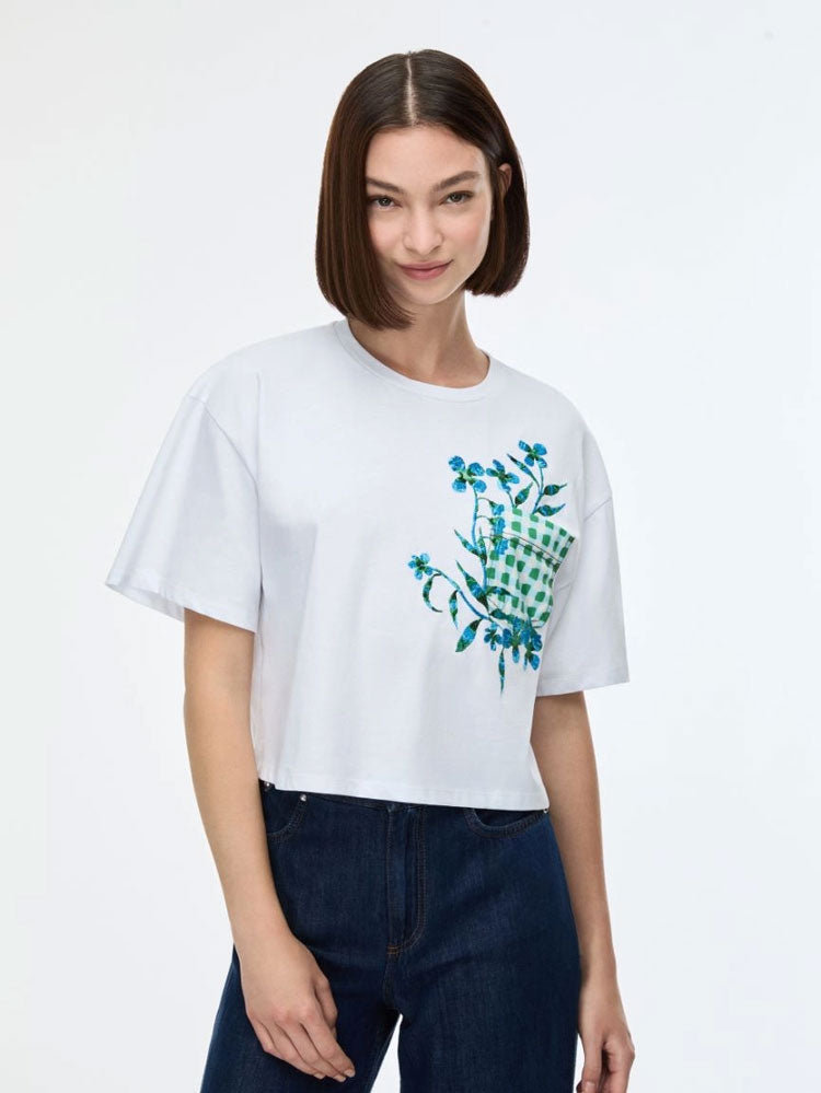 iBlues iBlelodia T-Shirt White Romantic