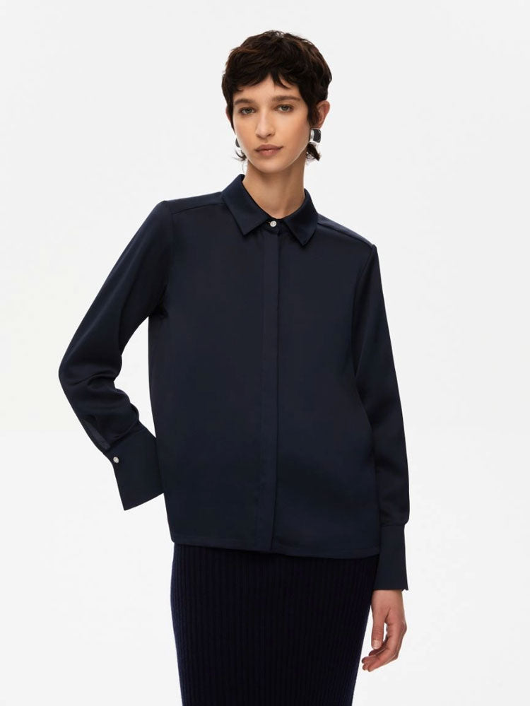 iBlues Accolto Shirt Midnight Blue