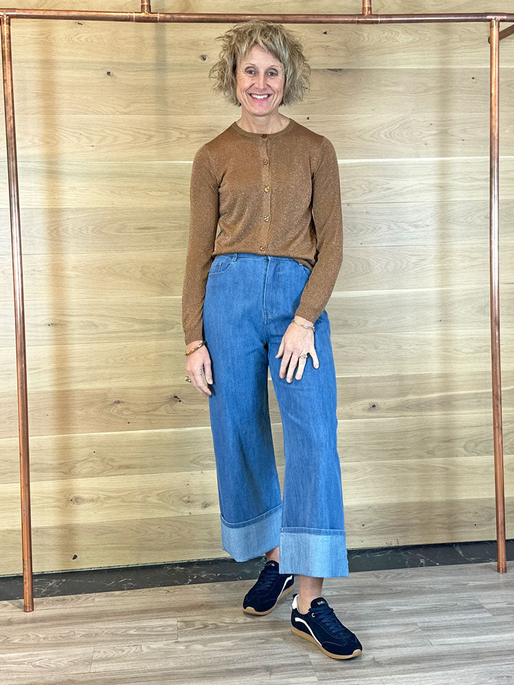 iBlues iBlocchio Cardigan Tobacco Brown