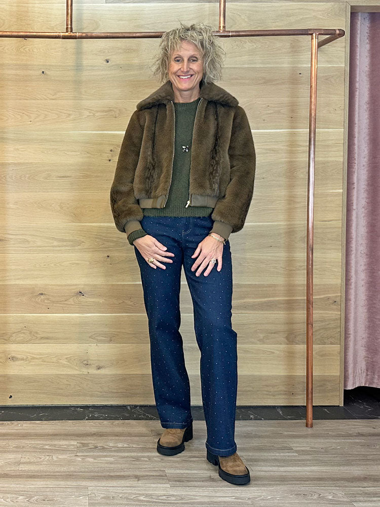 Coster Copenhagen Studded Jeans Blue