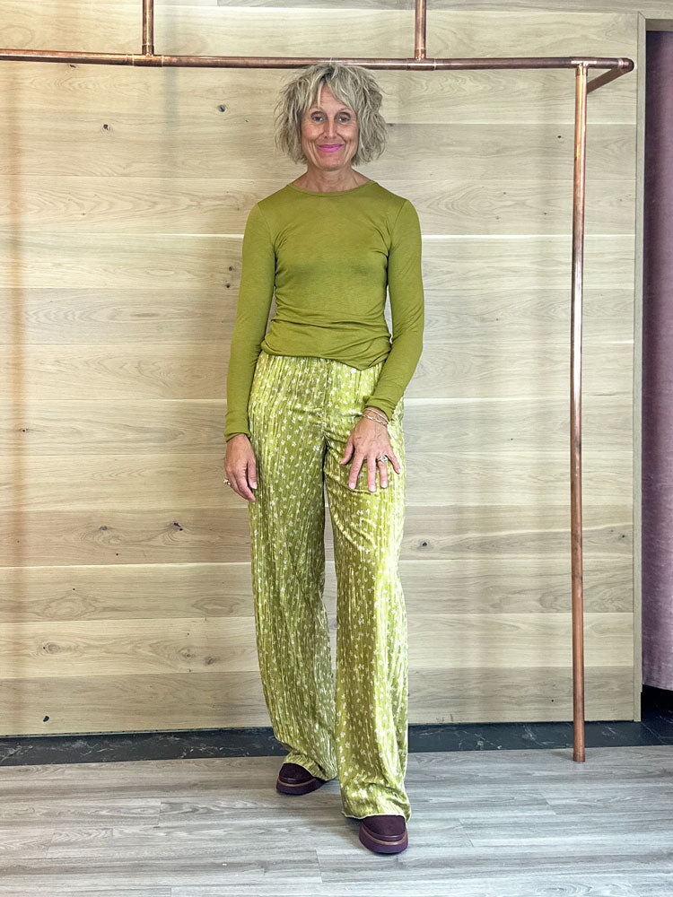 iBlues Palmi Long Sleeve Top Olive