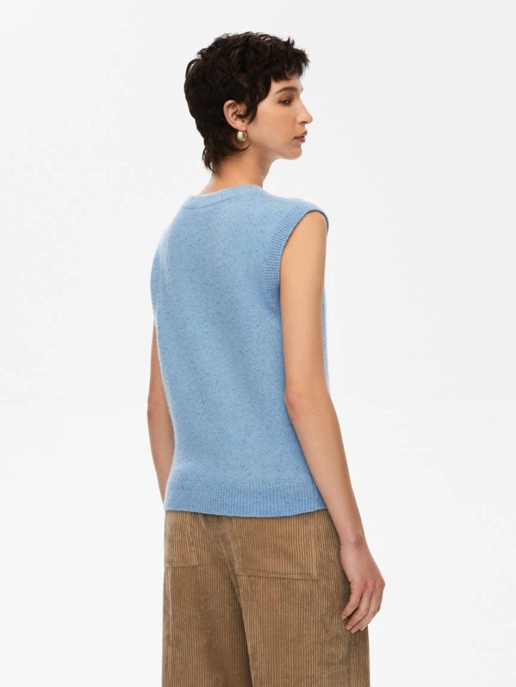 iBlues Pesaro Knitted Slipover Sky Blue