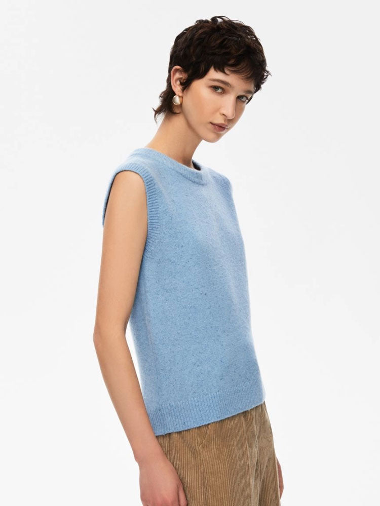 iBlues Pesaro Knitted Slipover Sky Blue