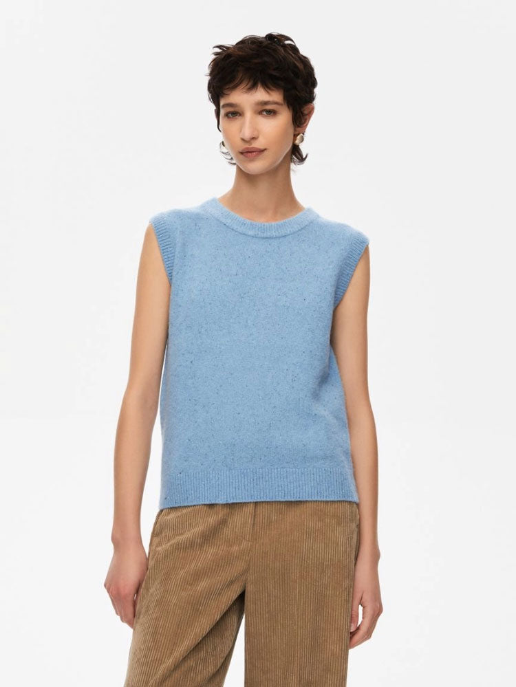 iBlues Pesaro Knitted Slipover Sky Blue