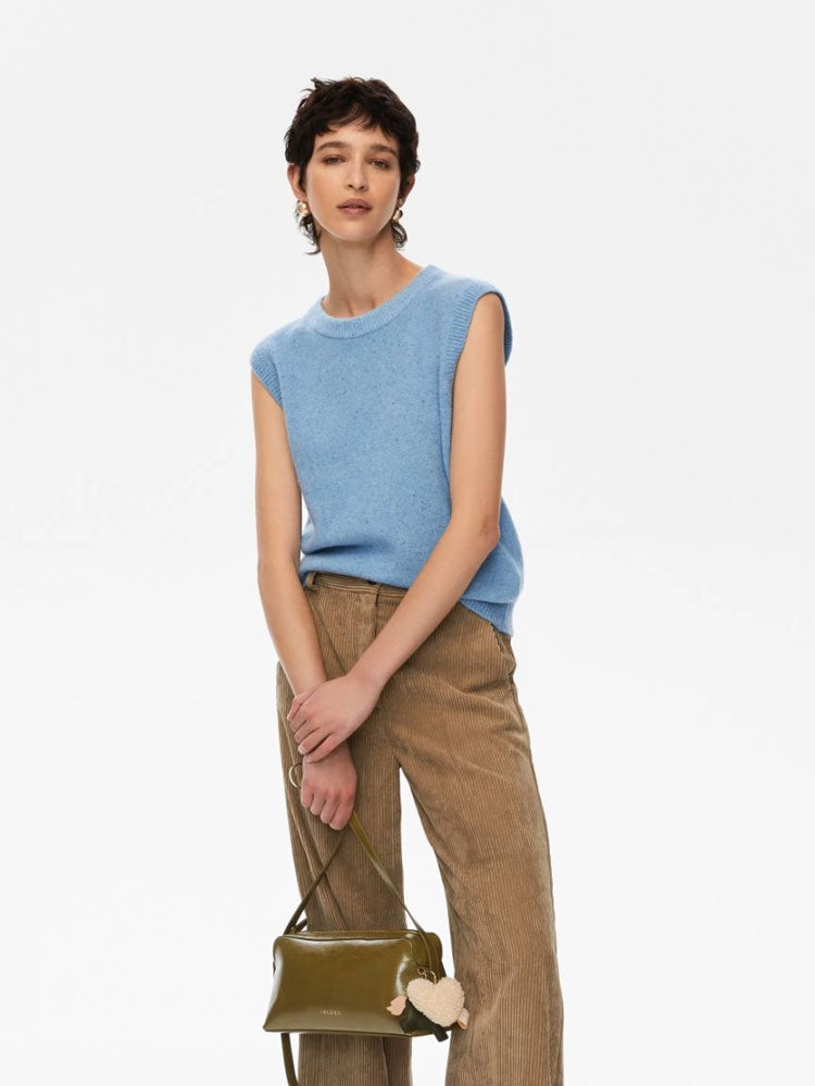 iBlues Pesaro Knitted Slipover Sky Blue