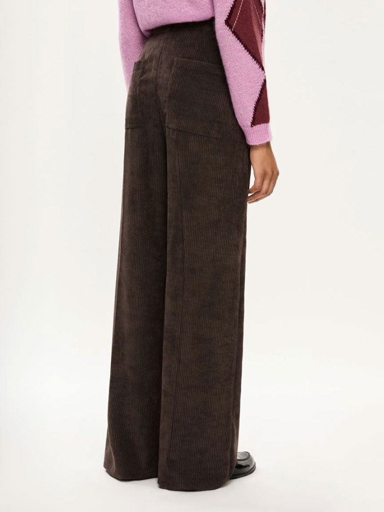 iBlues Trillo Cord Trousers Brown