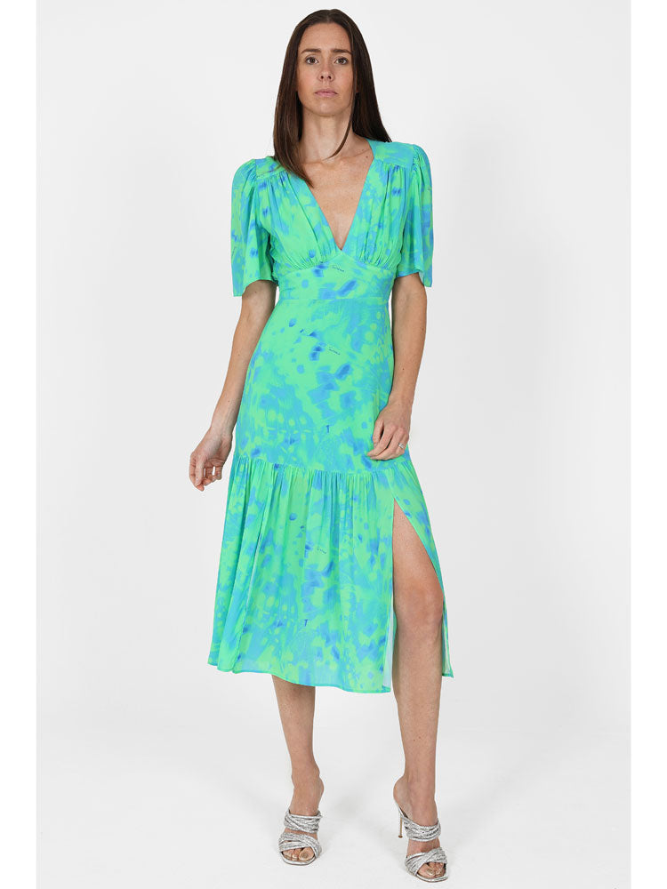 Sirens Imelda Dress Green Butterfly