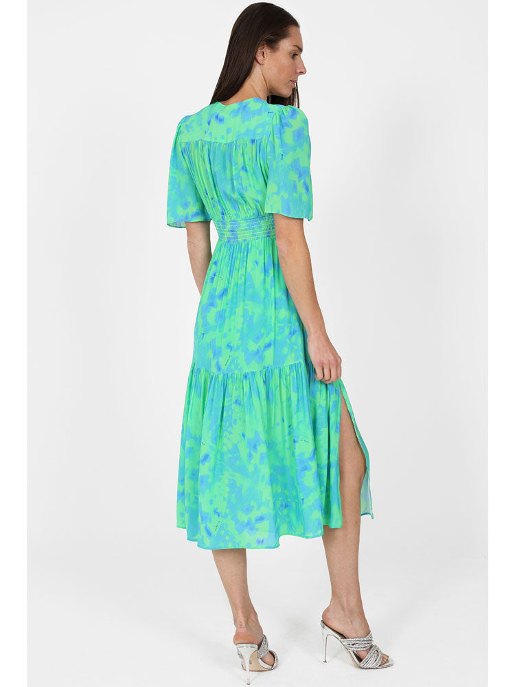 Sirens Imelda Dress Green Butterfly