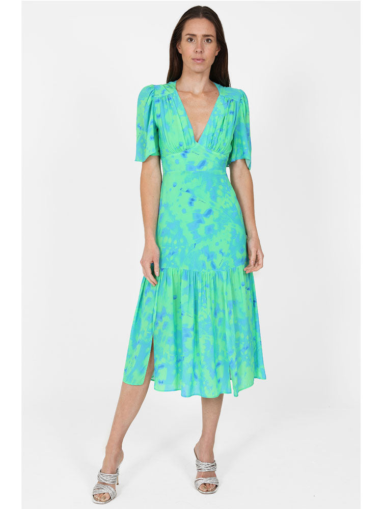 Sirens Imelda Dress Green Butterfly