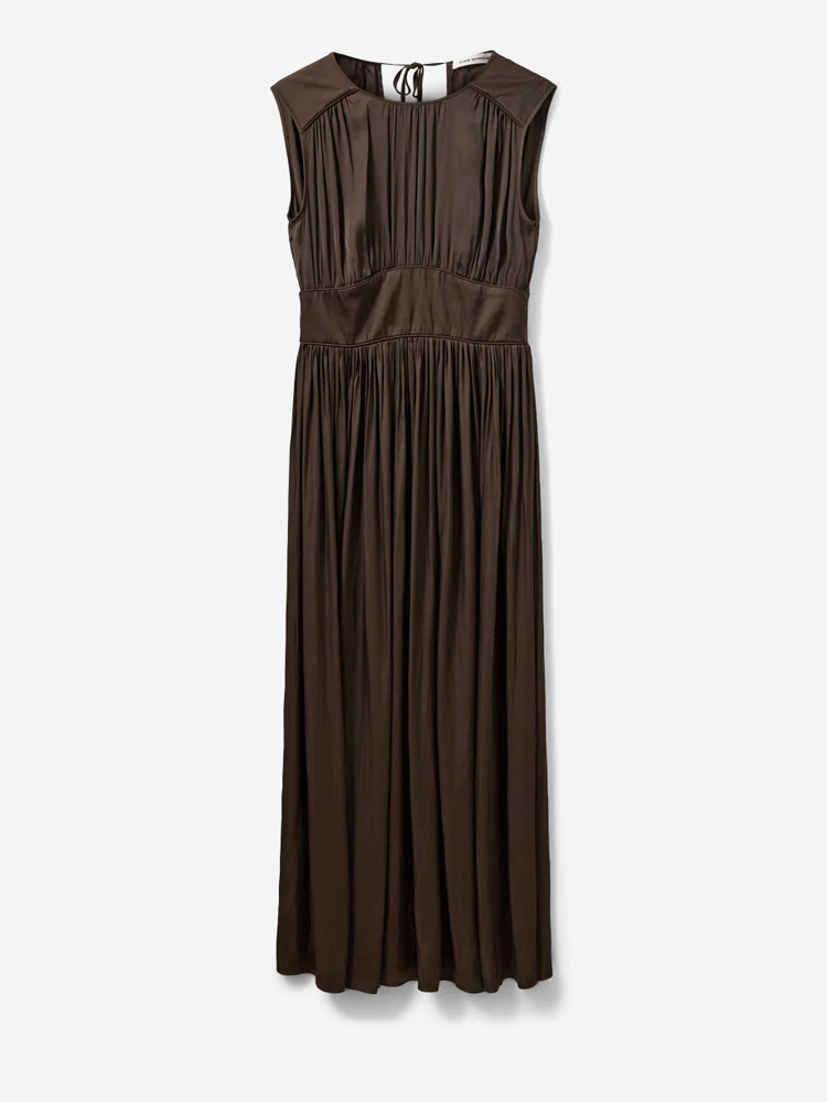 Sofie Schnoor Linsw Maxi Dress Intense Brown