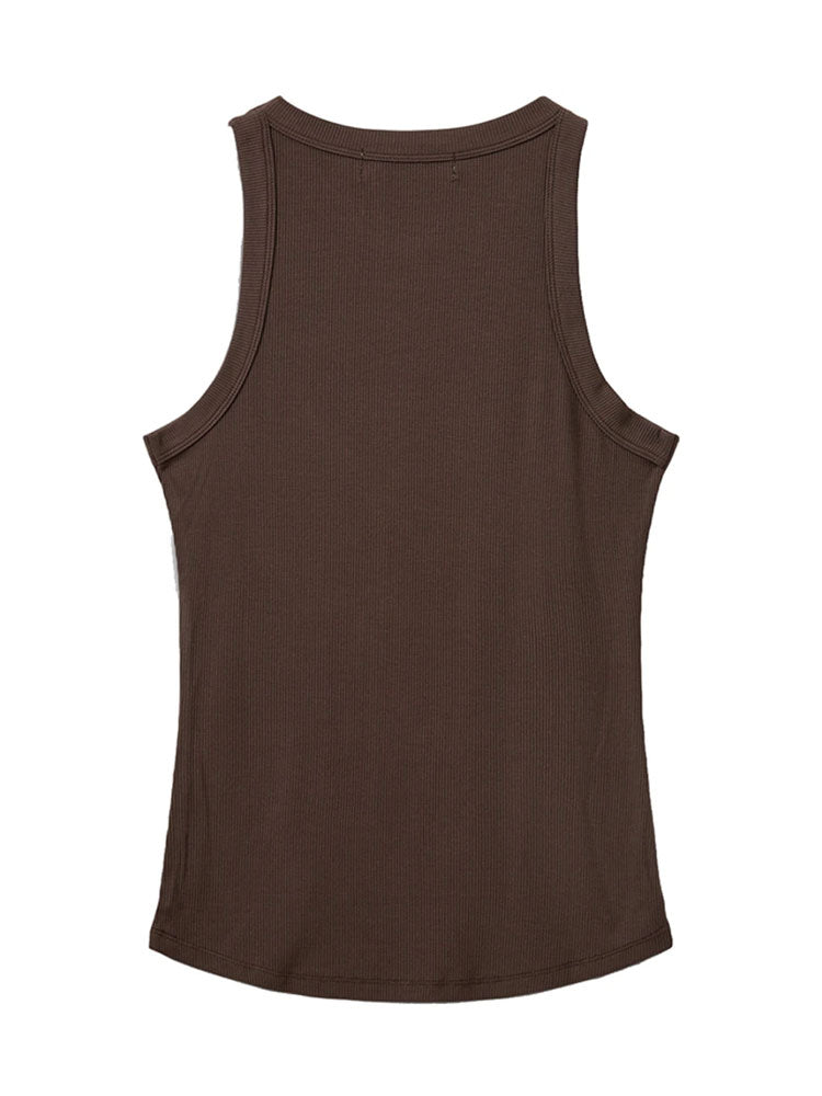 Sofie Schnoor JullieSW Vest Top Brown Fudge