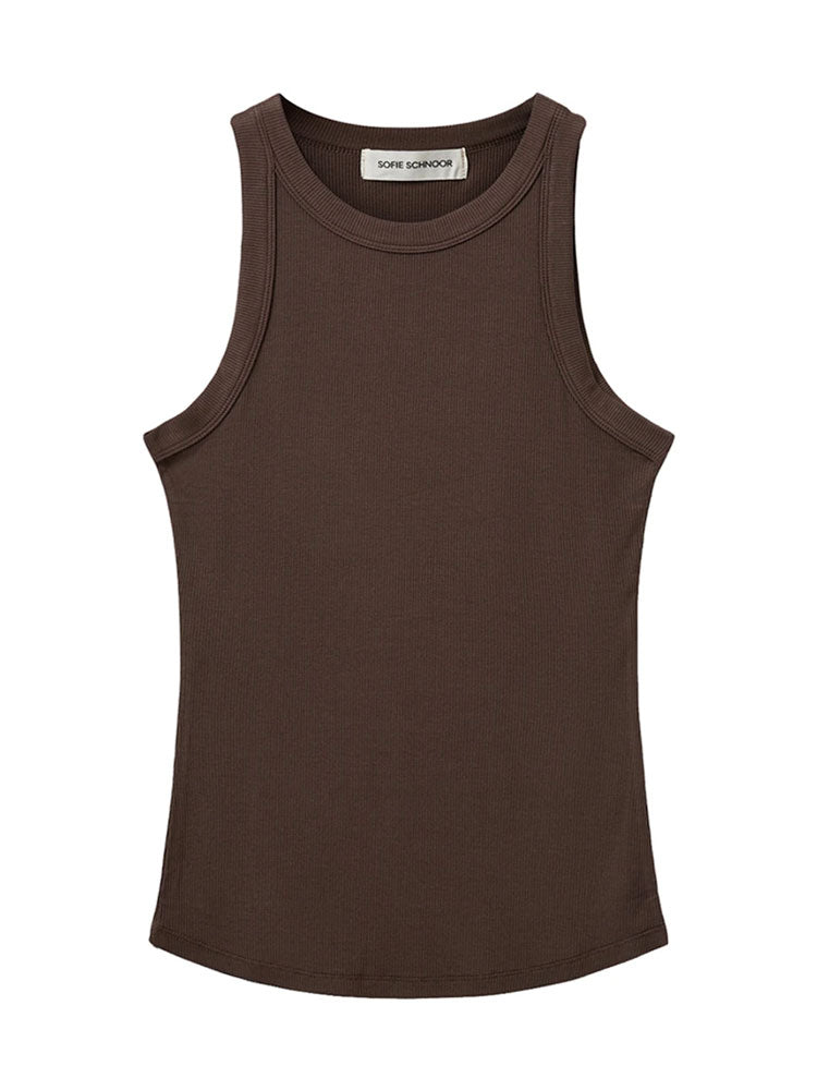 Sofie Schnoor JullieSW Vest Top Brown Fudge