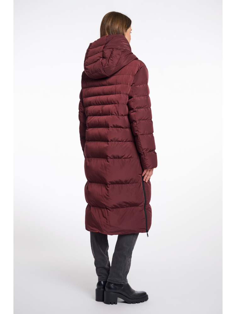 Rino &amp; Pelle Keila Reversible Coat Chocolate &amp; Orange