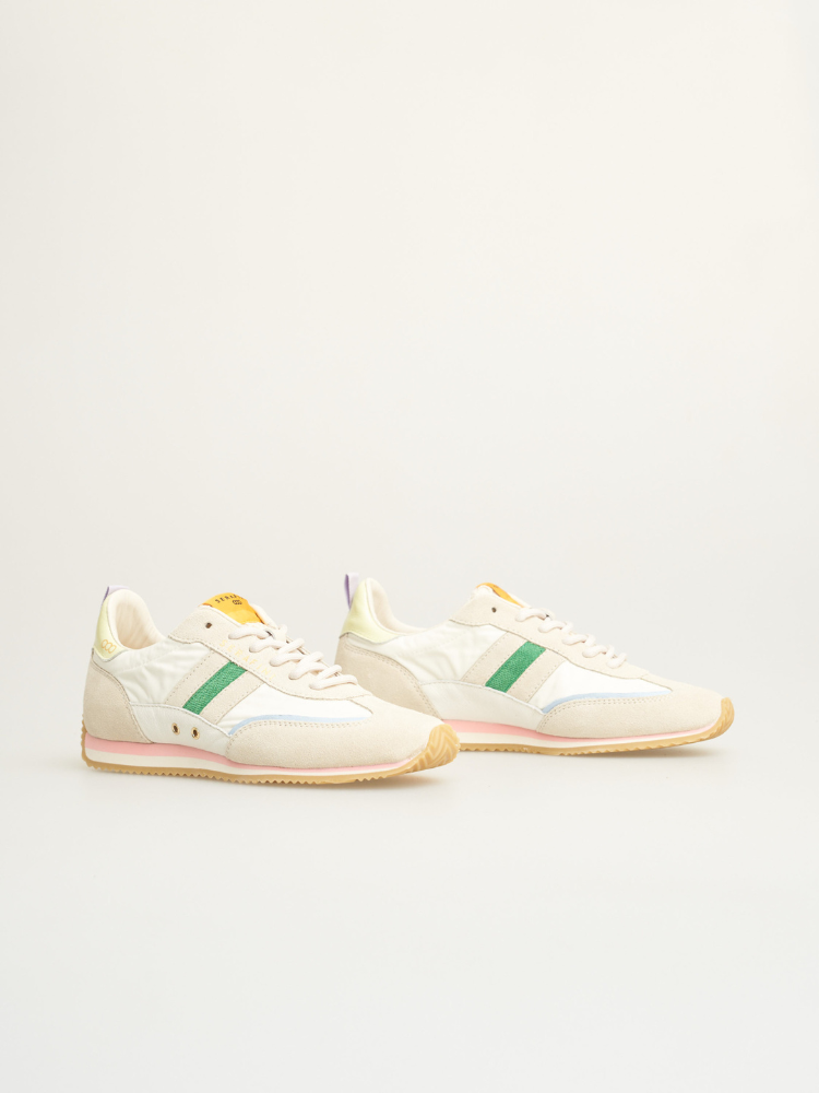 Serafini Lady D Trainers Green &amp; Yellow