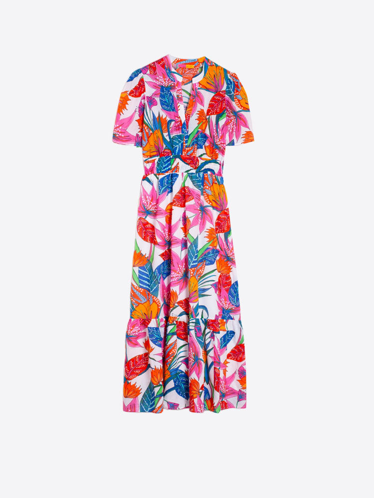 Vilagallo Dress Leila Tropical Print