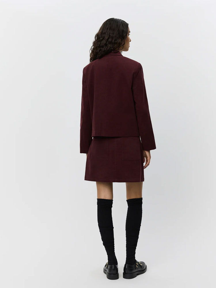 Sofie Schnoor LeonaSW Corduroy Skirt Plum