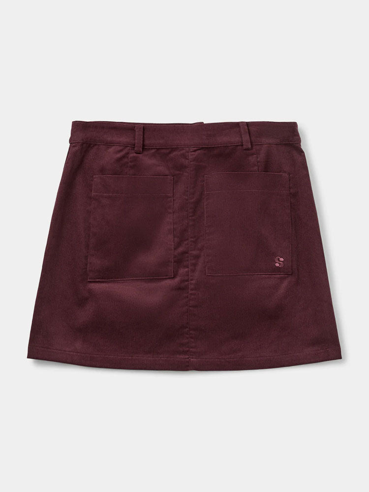 Sofie Schnoor LeonaSW Corduroy Skirt Plum