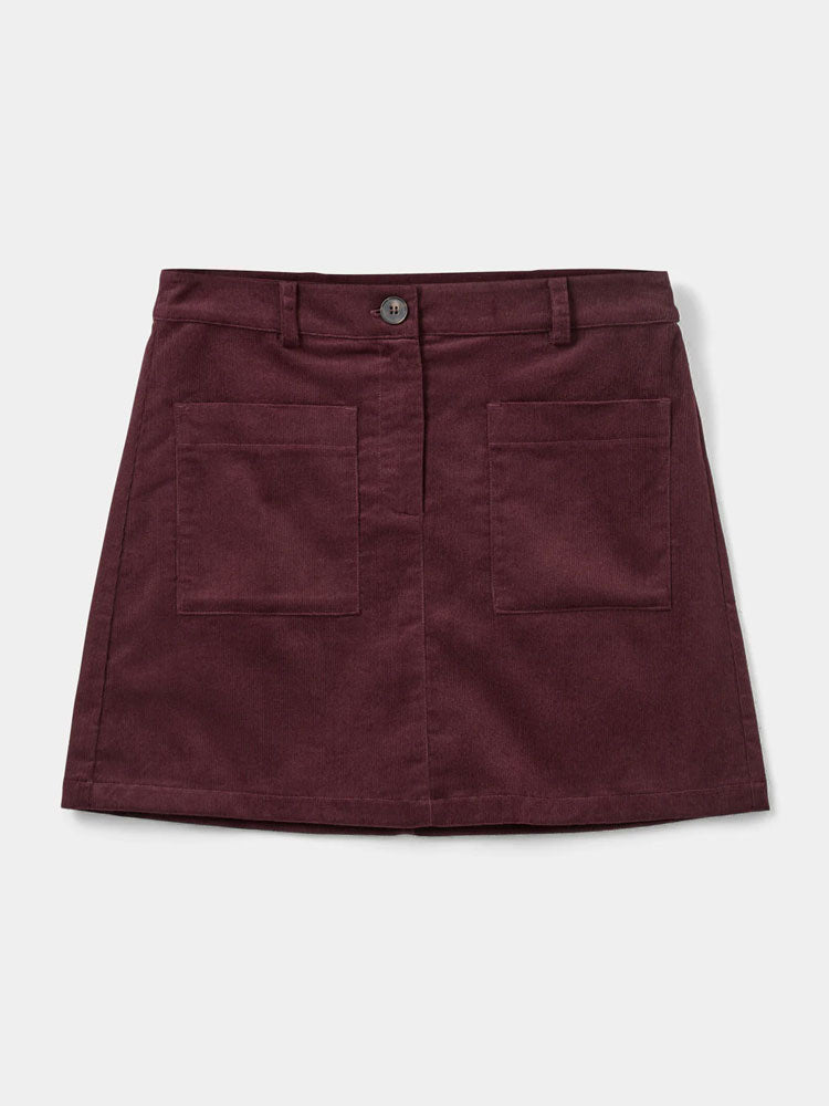 Sofie Schnoor LeonaSW Corduroy Skirt Plum