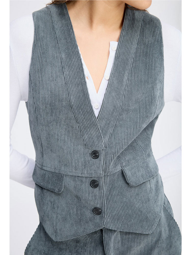 Munthe Lillian Waistcoat Charcoal