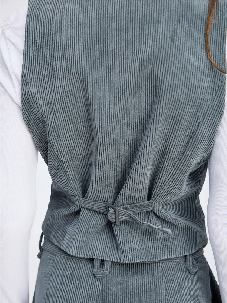 Munthe Lillian Waistcoat Charcoal
