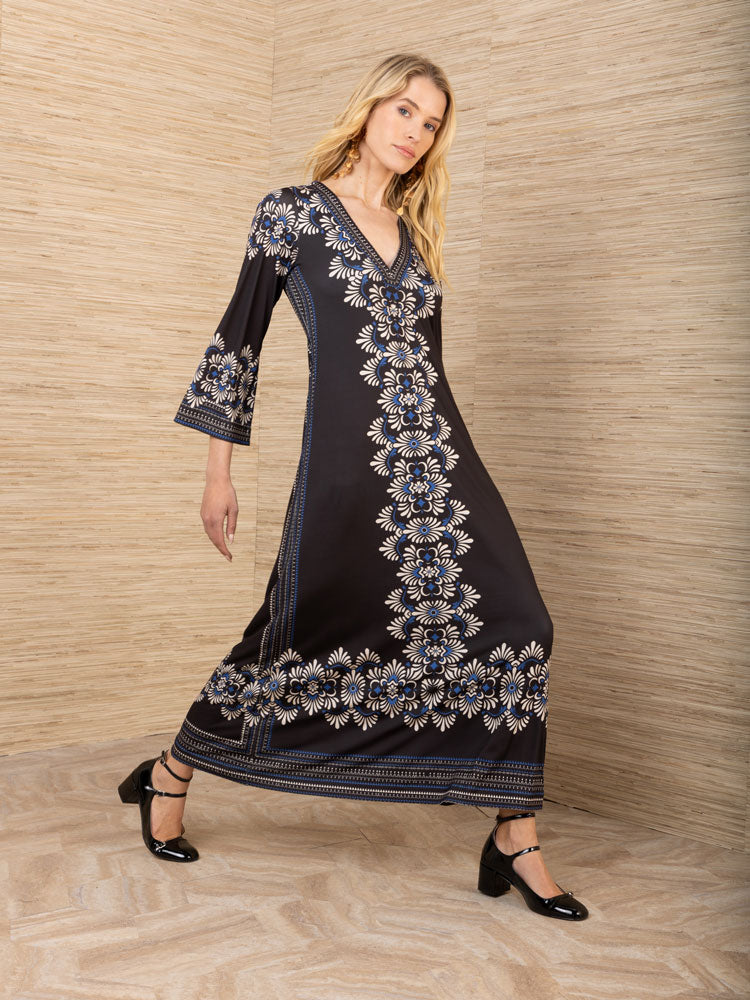 Hale Bob Lilyana Dress Black