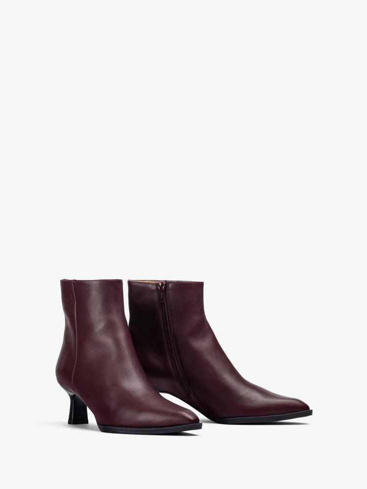 Unisa Lomas Heeled Boots Burgundy