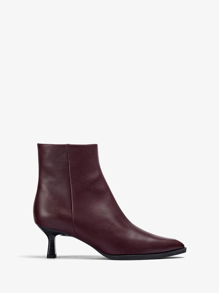 Unisa Lomas Heeled Boots Burgundy