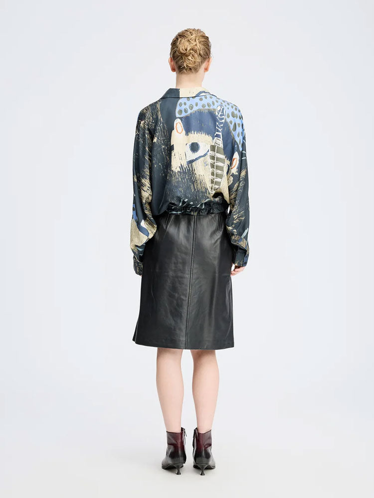 Munthe Losta Blouse Black Print
