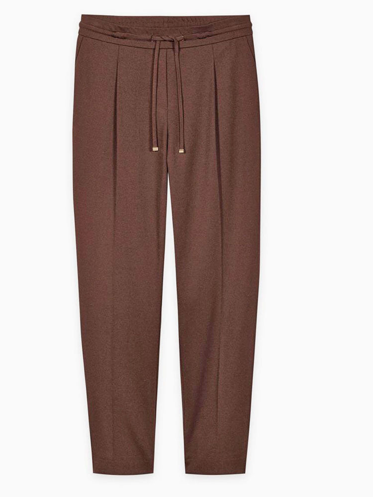 Luisa Cerano Punto Milano Jog Pants Marone