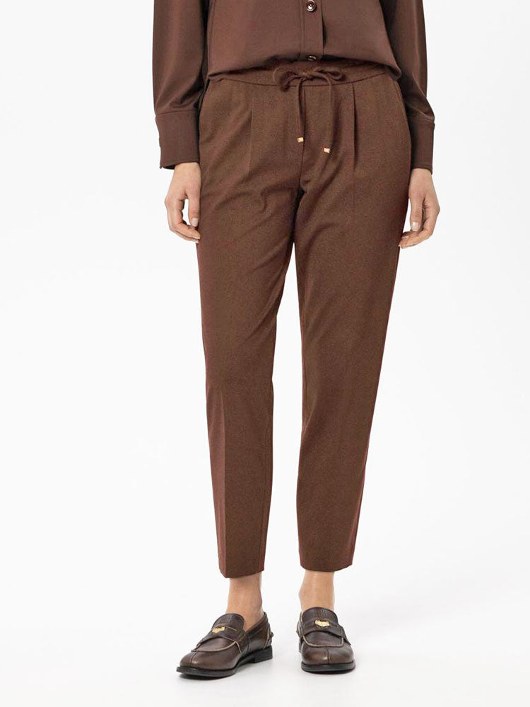 Luisa Cerano Punto Milano Jog Pants Marone