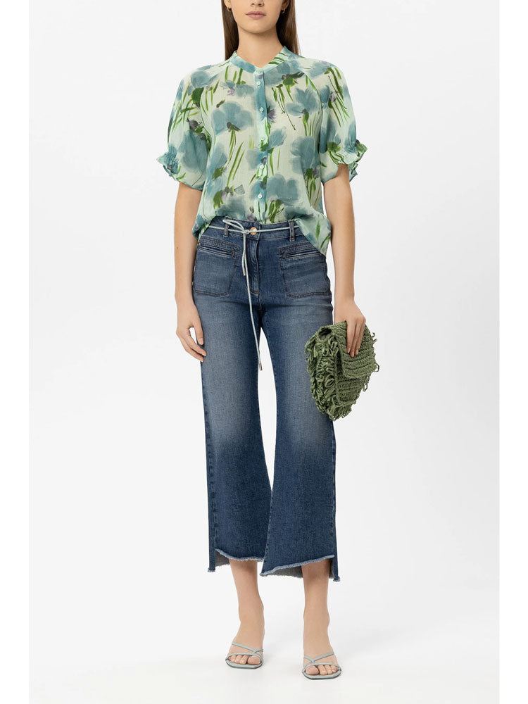 Luisa Cerano Blouse Blue