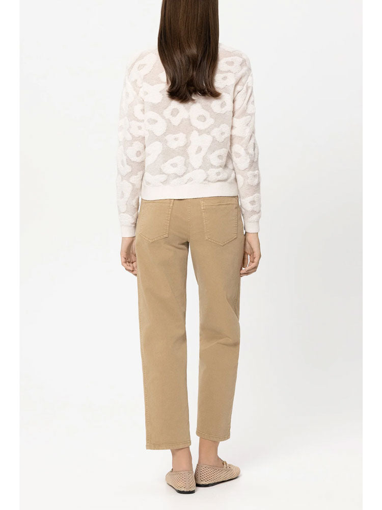 Luisa Cerano Authentic Barrel Leg Jean Camel