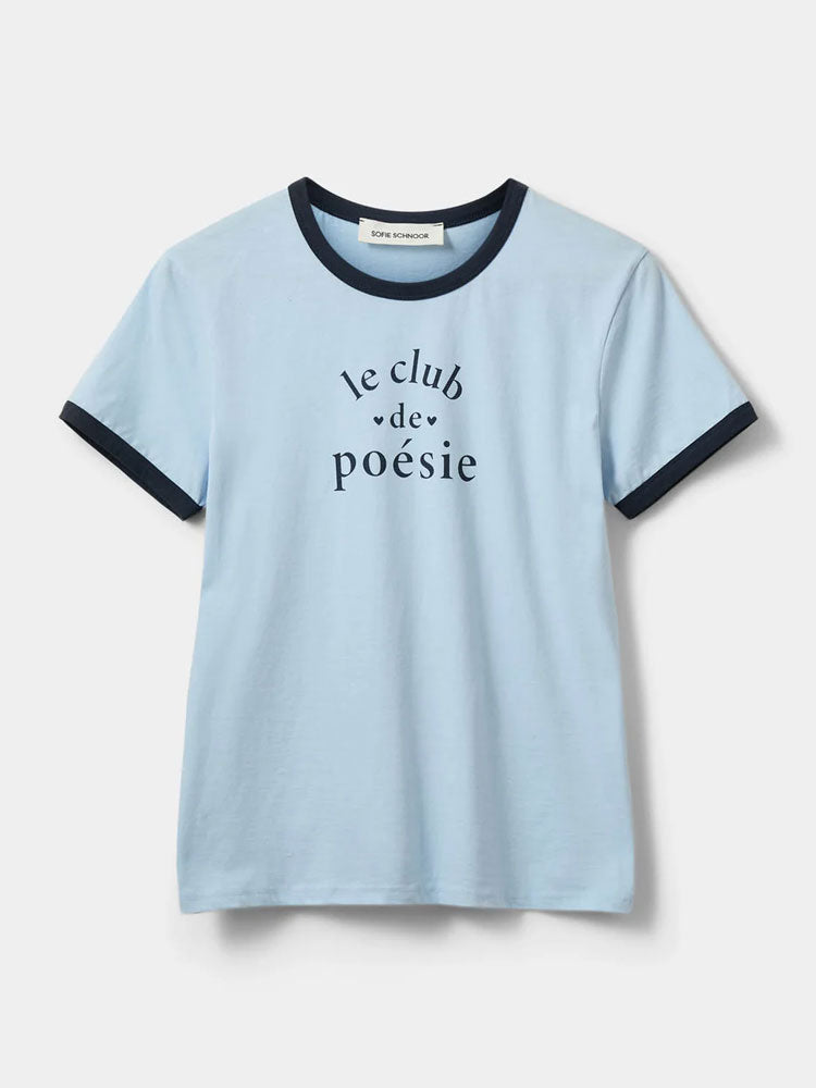 Sofie Schnoor MaggieSW Contrast Trim T-Shirt Blue