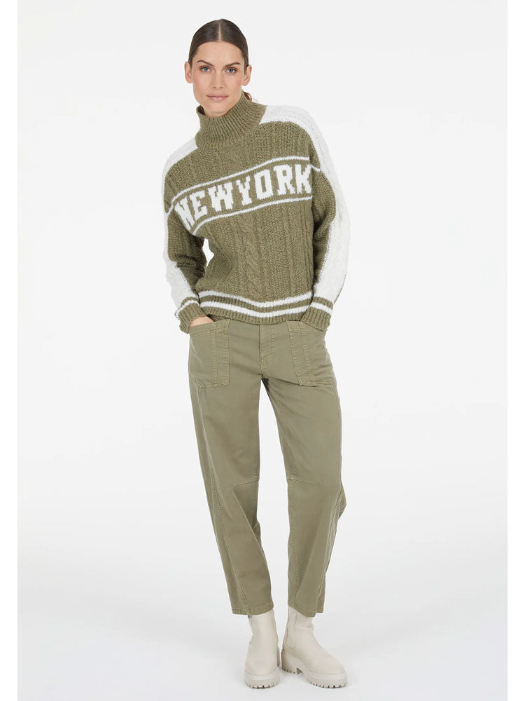 Marc Aurel Cotton Mix Trousers Khaki