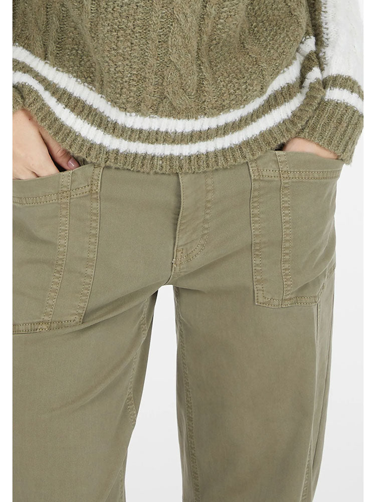 Marc Aurel Cotton Mix Trousers Khaki